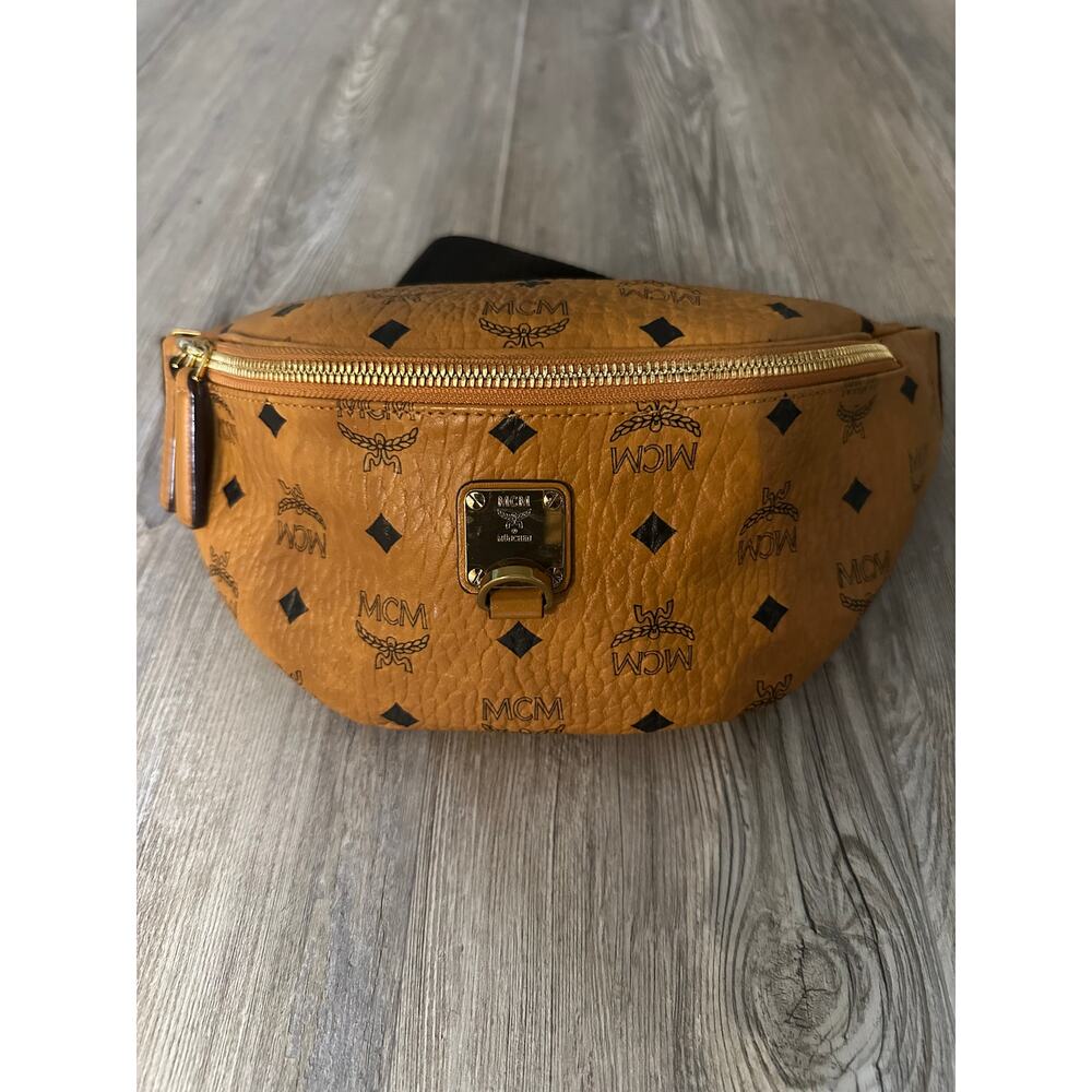 MCM Fursten Belt Bag in Visetos